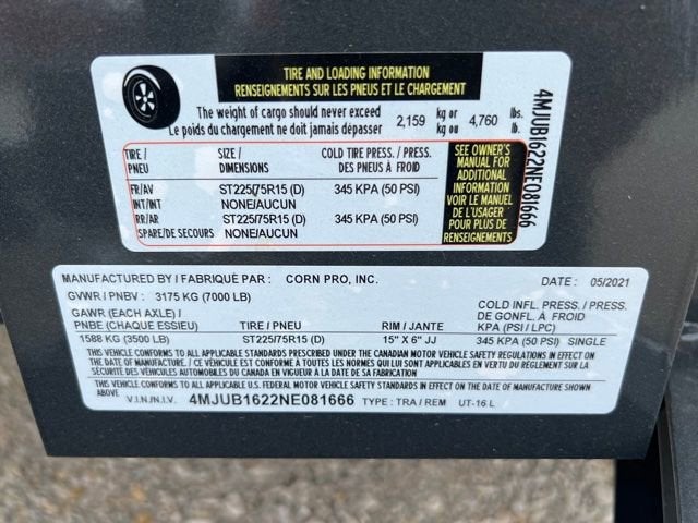 2022 CORN PRO UT-16 L Base