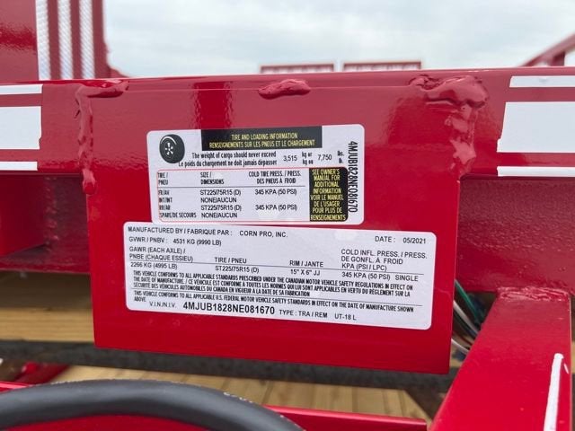 2022 CORN PRO UT-18 L Base