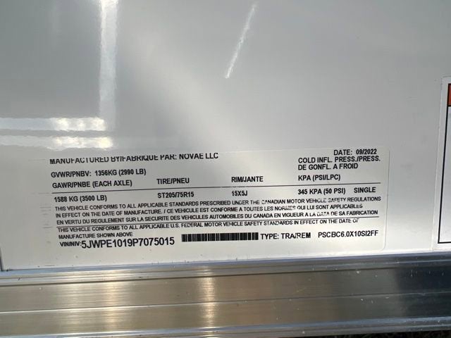 2023 PACE OUTBACK DLX 6X10 FLAT TOP Base